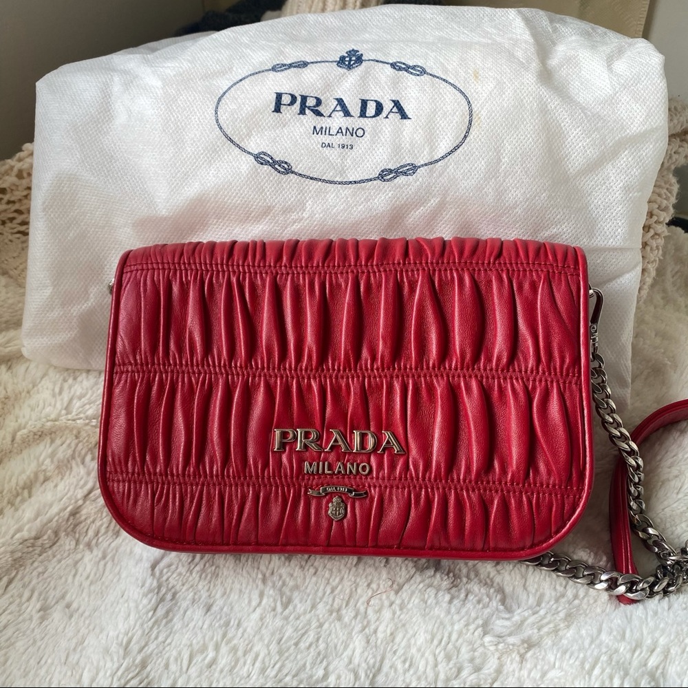Prada Nappa Gaufre crossbody bag